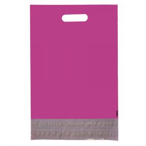 Warm Red Secure Poly Mailer with Handle