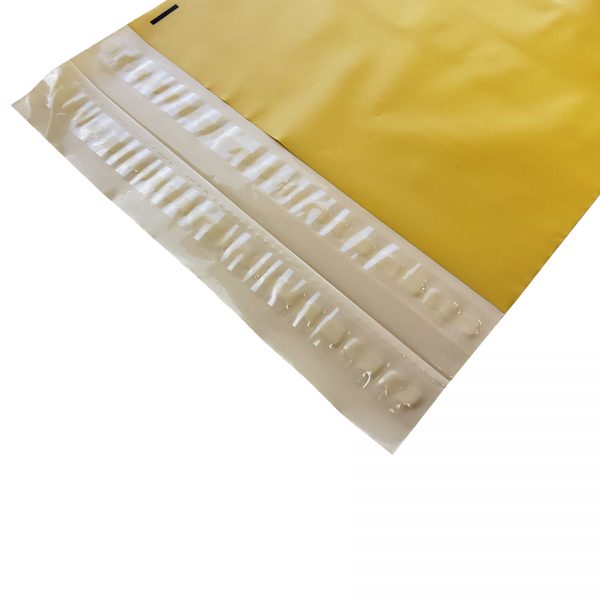 Yellow Poly Mailer Double Adhesive